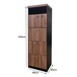 Arquivo Para Pasta Suspensa com 4 Gavetas e 1 Nicho - SM Prime - 163AX49LX45P