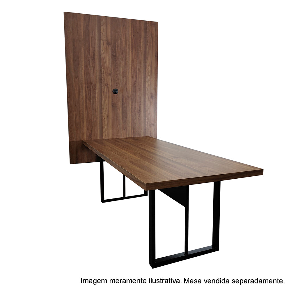 Painel de parede com passa cabo para mesa de reunião - Sm Prime 120x180x3