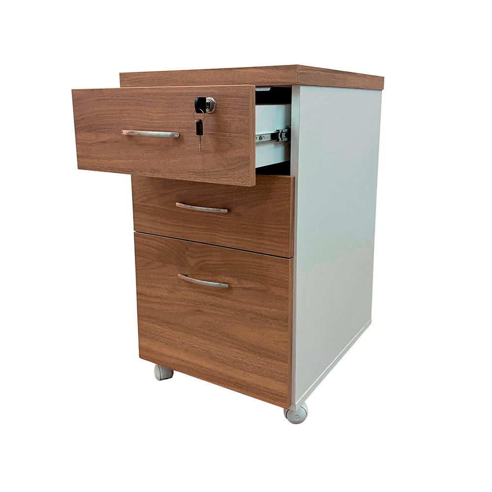 Gaveteiro Volante com 2 Gavetas e 1 Gaveta para Pasta Suspensa - SM Prime - 67,5AX39LX47P