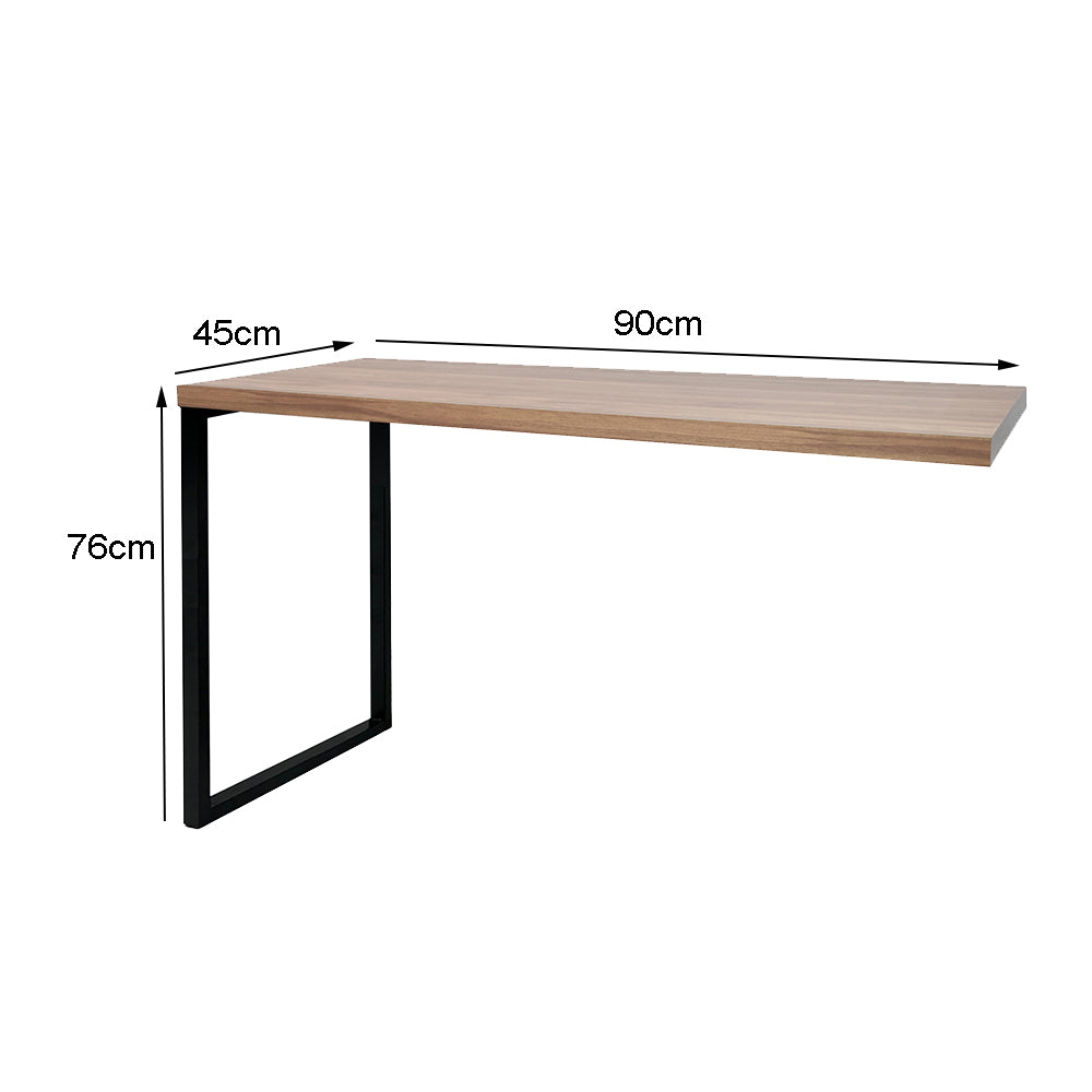 Mesa de Escritório Auxiliar Com Pé Metálico - SM Prime - 76Ax90Lx45P