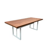 Mesa de Reunião Retangular 6 Lugares Com Pé Metálico - SM Prime - 74Ax200Lx90P