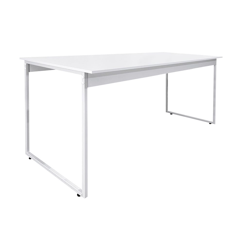 Mesa para Refeitório 4 Lugares c/2 Bancos 2 Lug. em MDF com Estrutura Metálica 135L x 72P