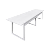 Banco para mesa refeitório 3 Lugares em MDF com estrutura metálica 170L x 43A x 34,5P
