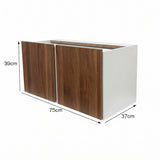Nicho com 2 portas para estante Trio - SM Industrial - 39AX75LX37P