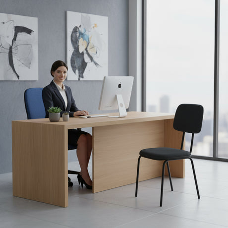 Cadeira de Escritório Secretária Fixa Export