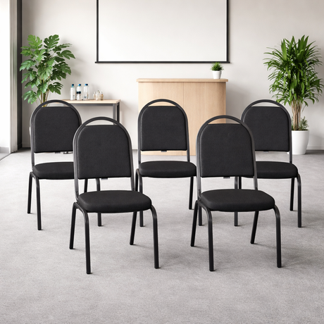 Kit com 5 Cadeiras Empilháveis 1003 MS System