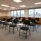 Cadeira universitária estofada 1058 destra prancheta em BP - MS System