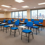 Cadeira universitária estofada 1058 destra prancheta em BP - MS System