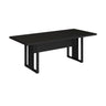 Mesa de Escritório Reunião retangular com pé quadro - Euro Croácia - 73AX200LX90P