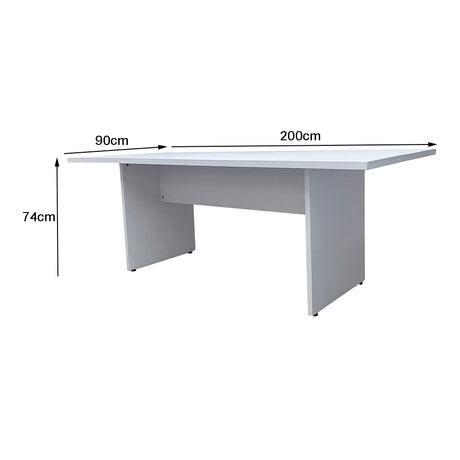 Mesa de reunião retangular 6 Lugares - Euro ATC30 - 74AX200LX90P