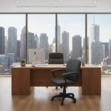 Cadeira de escritório diretor com braço acolchoado PU Méier - MS System