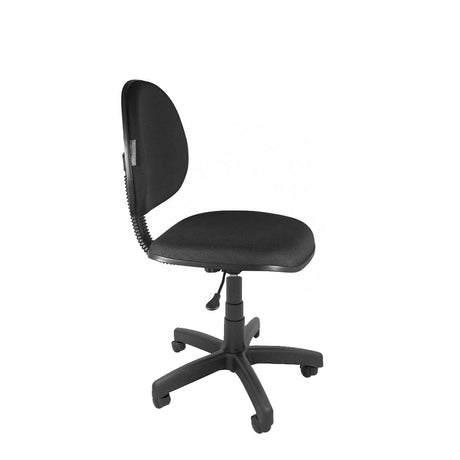 Cadeira de Escritório secretária giratória 758 em tecido sem braço - Turim