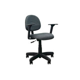 Cadeira de Escritório secretária giratória 758 em tecido com braço - Turim