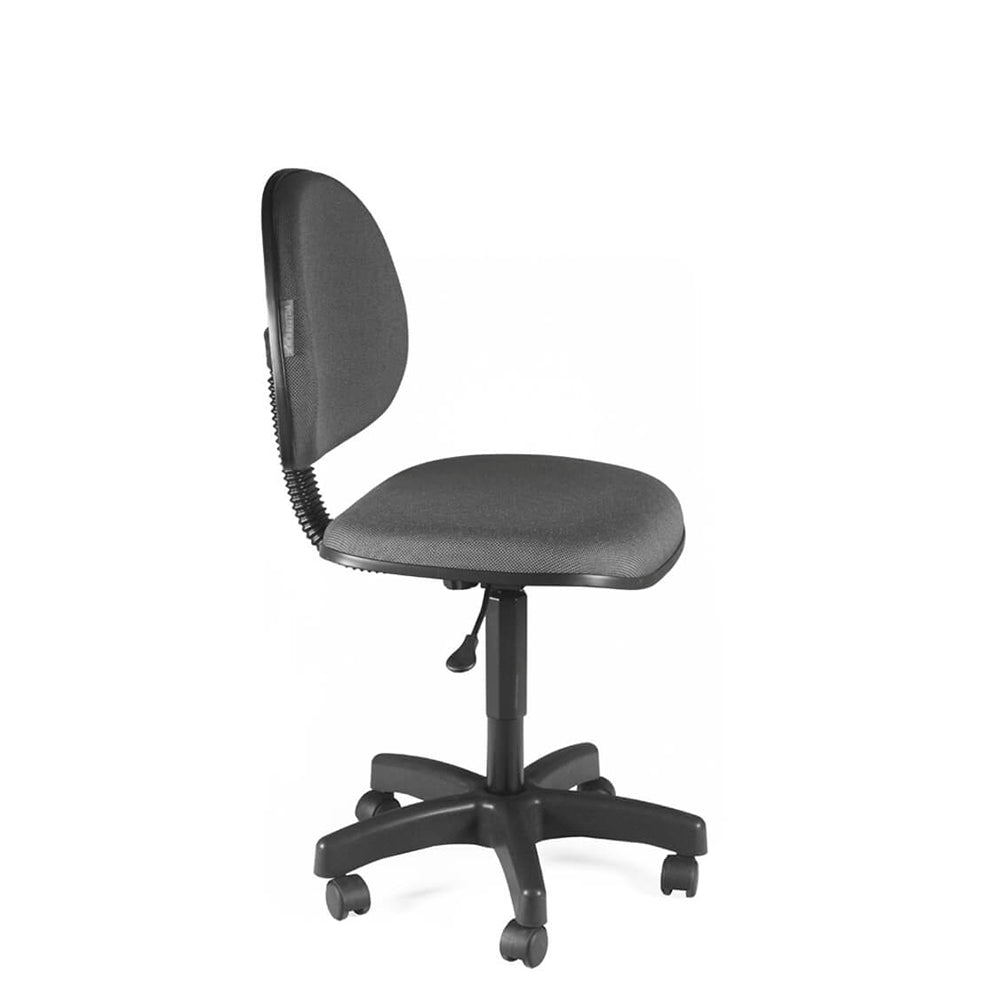 Cadeira de Escritório secretária giratória 758 em tecido sem braço - Turim Light