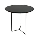 Mesa lateral com Tampo MDF/BP e Base Metálica  50Ax42L