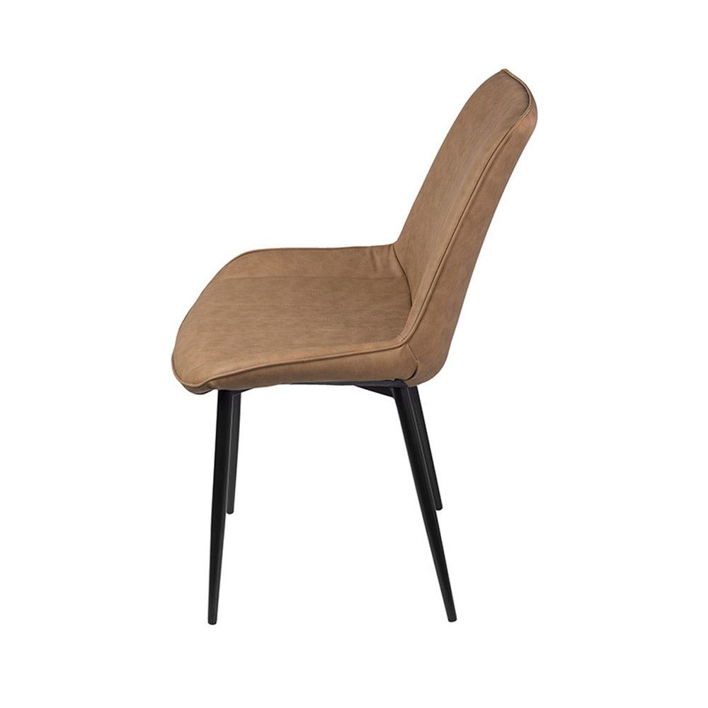 Poltrona Volga sem braço e estofado em PU - Or Design