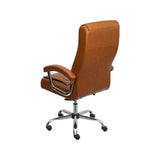 Cadeira de Escritório presidente em PU e base cromada - Siena