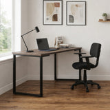 Kit Escritório Industrial: Escrivaninha Porto 90cm + Cadeira Export Light com Braço