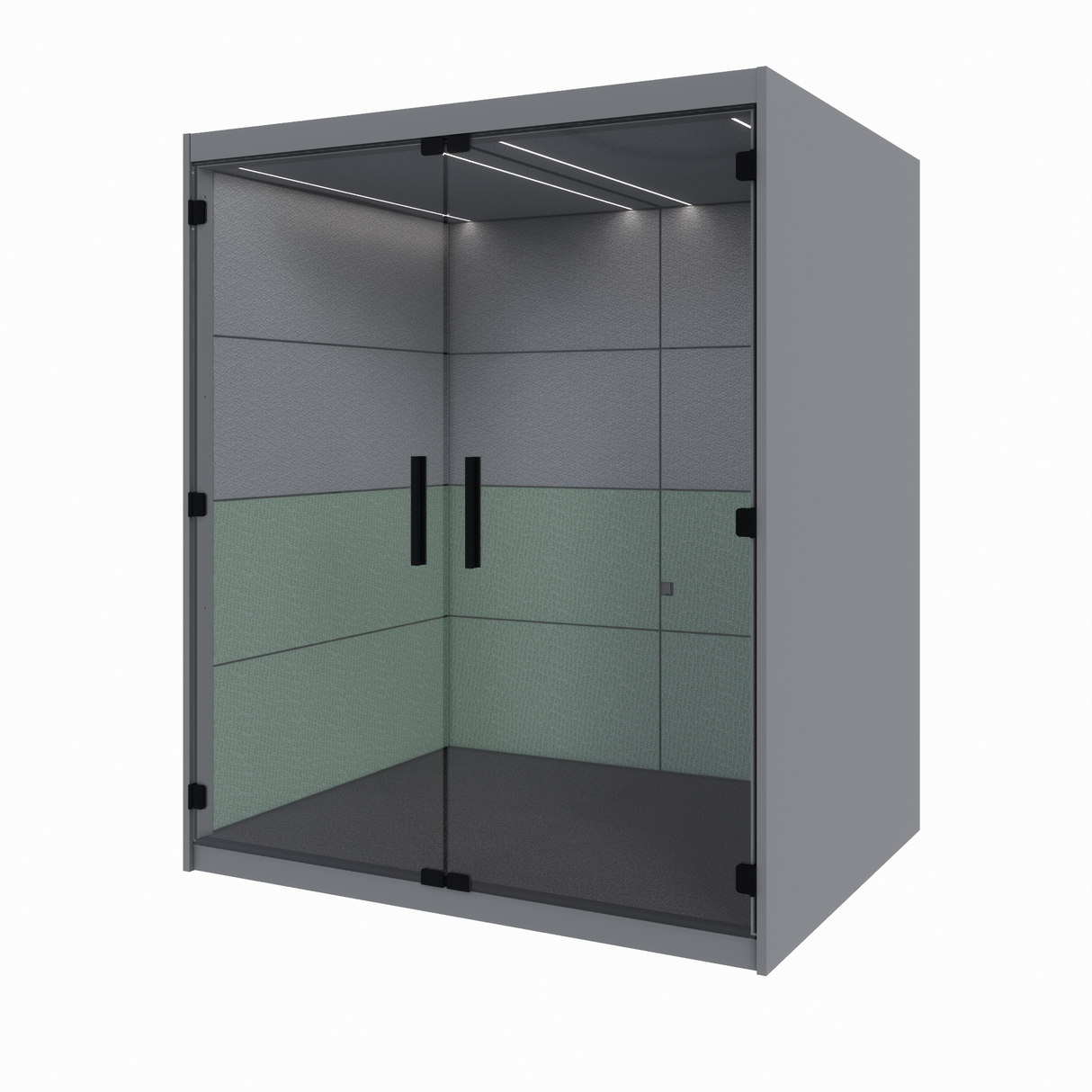 CABINE ACÚSTICA INICIAL 4 LUGARES 222L x 185L x 150P