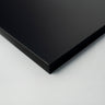 Mesa elétrica orgânica com caixa de tomadas esquerda 72 a 119A X 140L X 70P