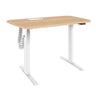 Mesa elétrica orgânica com caixa de tomadas esquerda 72 a 119A X 160L X 70P