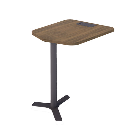 MESA PARA CABINE DE 2 LUGARES COM PÉ PRETO 74A x 69L x 78P