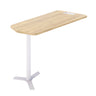 MESA PARA CABINE DE 4 LUGARES COM PÉ BRANCO 74A x 69L x 135P