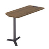 MESA PARA CABINE DE 4 LUGARES COM PÉ PRETO 74A x 69L x 135P