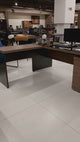 Mesa de Escritório Executiva diretor dinâmica com gaveteiro pedestal de 4 gavetas - Euro Croácia - 73,5AX150/172LX70P